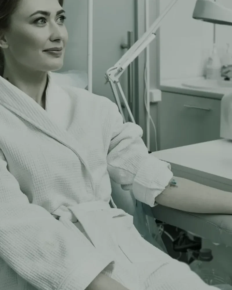 Ozone therapy equipment in a treatment room at the clinic